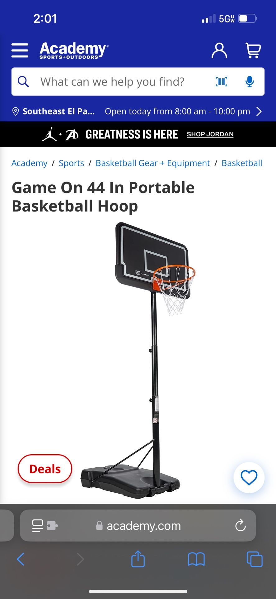 Basketball Hoop - Used Once