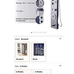 Shower Waterfall Panel Brand New 