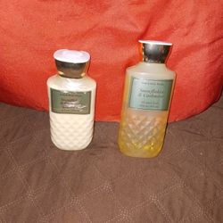 New Snowflakes  & Cashmere Body Lotion And Shower Gel Both For $20