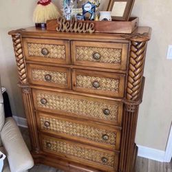 Beautiful Tommy Bahama Style Tall Chest 