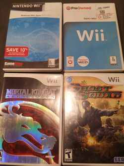 Lot of 4 Nintendo Wii Games