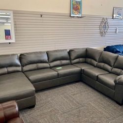 Aberton Gray RAF Sectional / Couch 