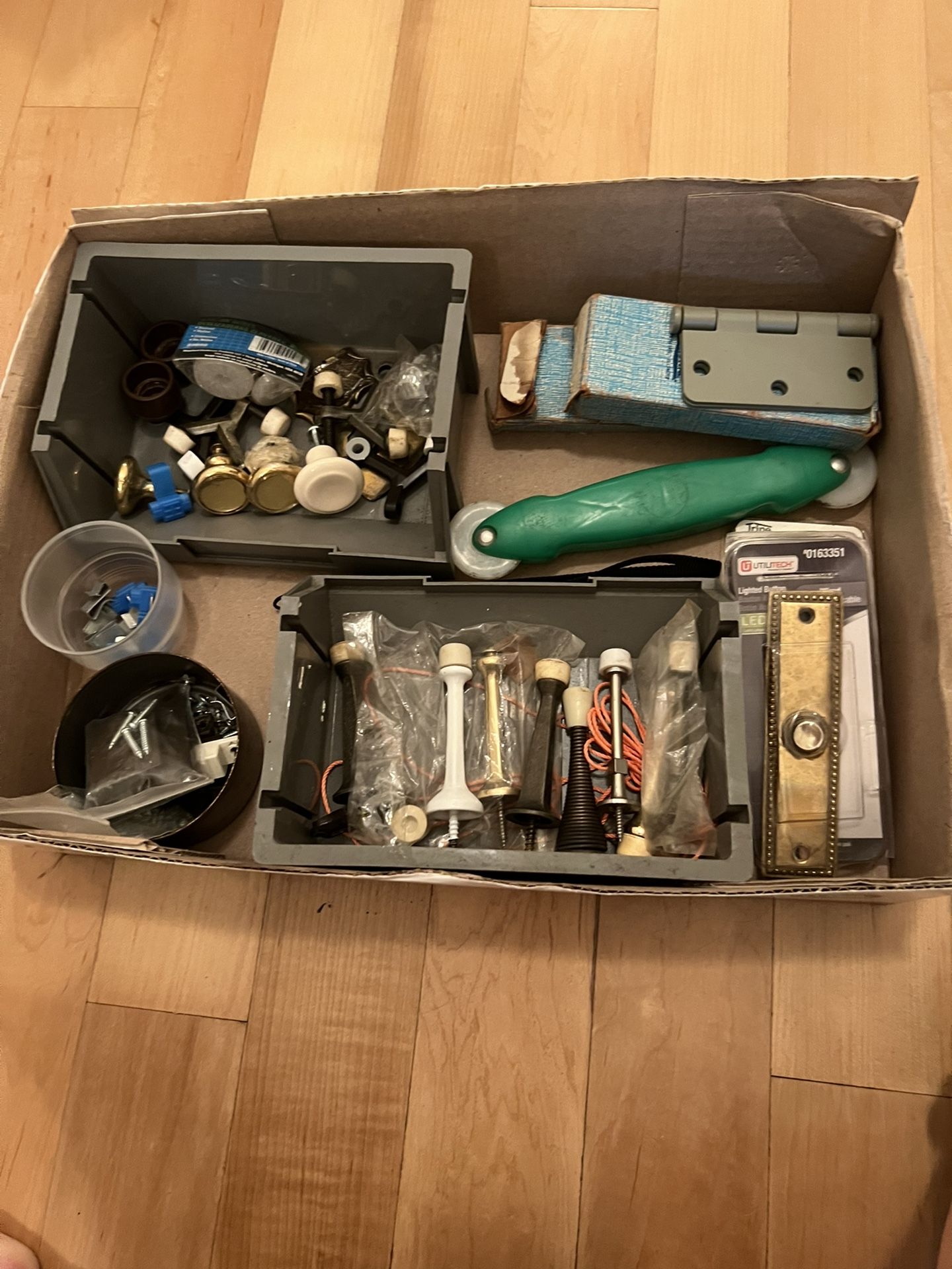 Door / Hinges/ Sliding Door Parts2 Boxes $15 Each