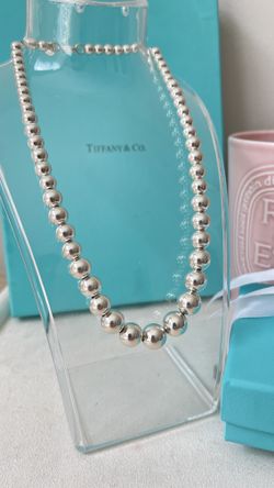 Tiffany HardWear Graduated Ball Necklace Silver 17" NEW $1,000