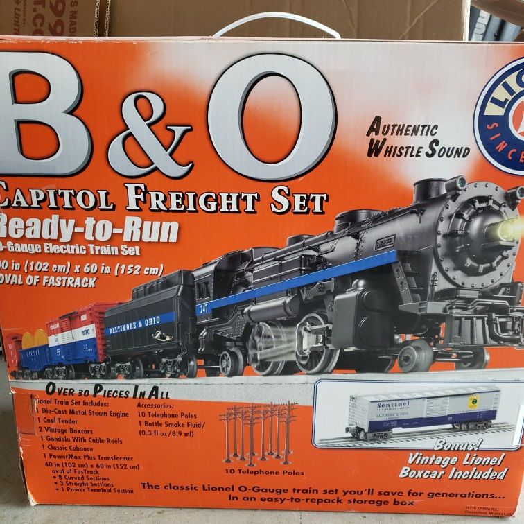 Lionel b&o train set hotsell