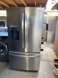 Refrigerator stainless steel 3 door