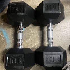 40lb Dumbbell Set 