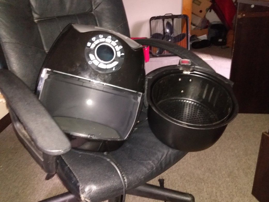 A used air fryer