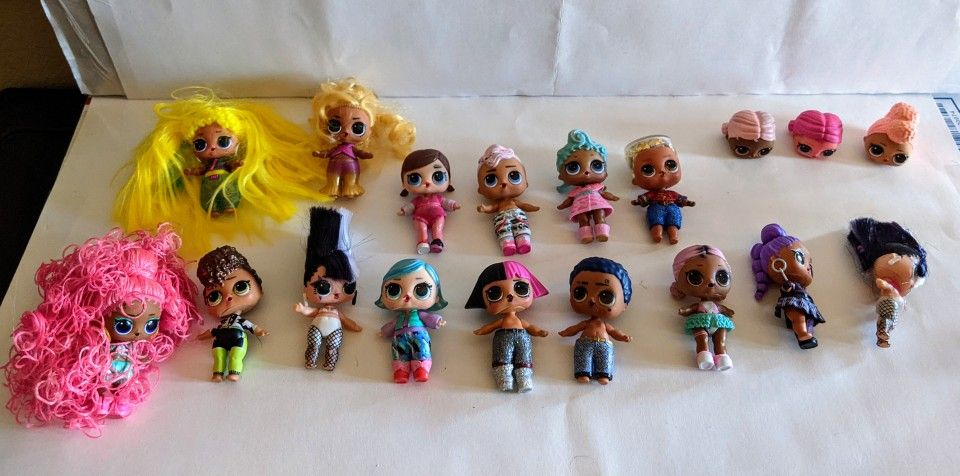 LoL Mini Dolls Lot