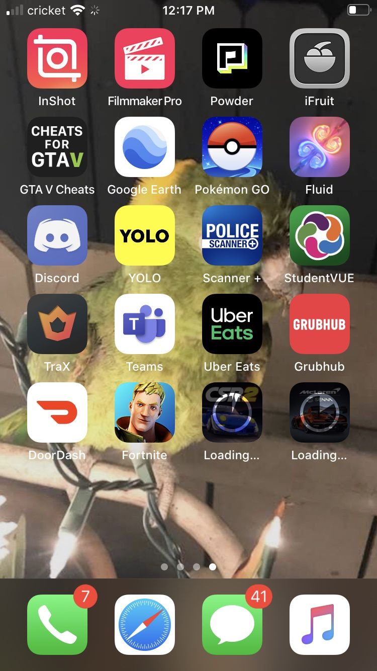 iPhone 7 with fortnite on it collectible