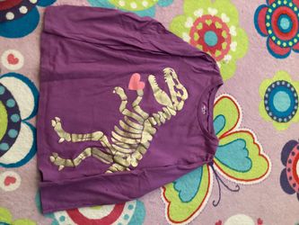 Purple T-Rex Shirt w/ Heart
