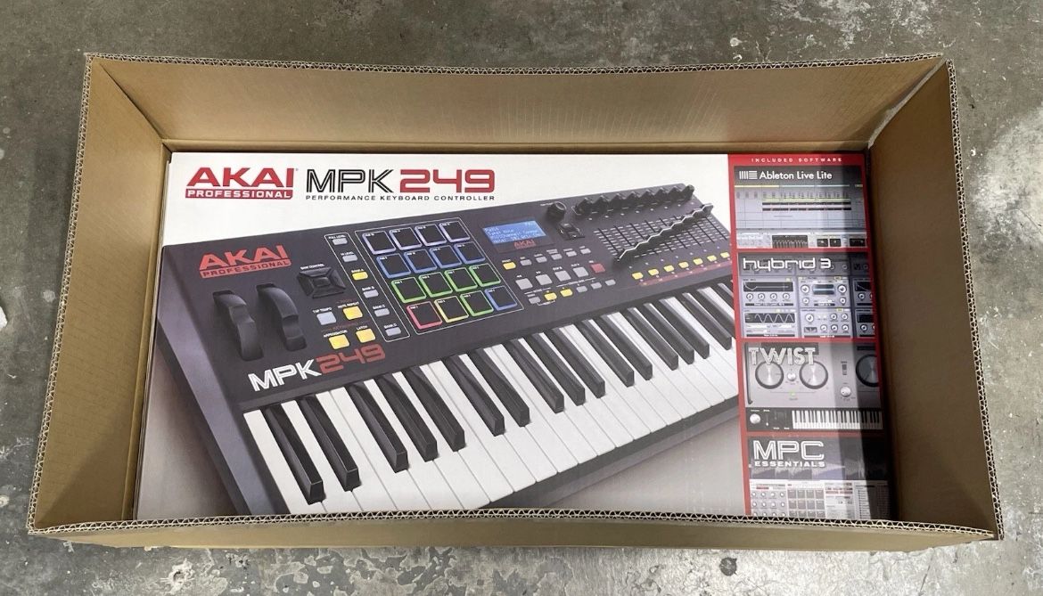 Akai Professional MPK249 49-Key USB MIDI Keyboard Controller New Sealed