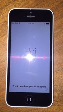 White iPhone 5c 8GB AT&T