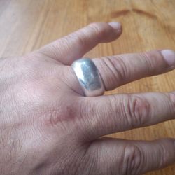 Silver Ring Size 13 