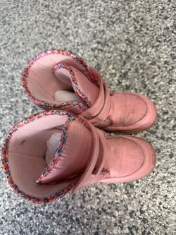 Pink Snow boots for kids