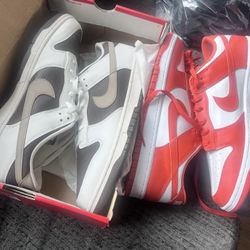 Orange And Brown Dunks