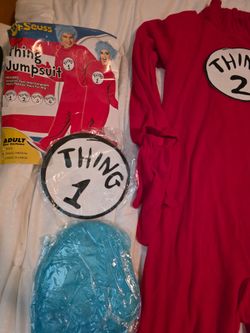 Dr. Seuss Thing 2 Jumpsuit Costume