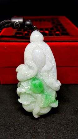 Burma Type A jade Jadeite pendant Cabbage.