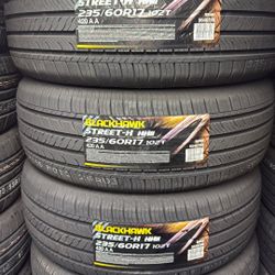 235/60/17 Blackhawk Tires 🛞 