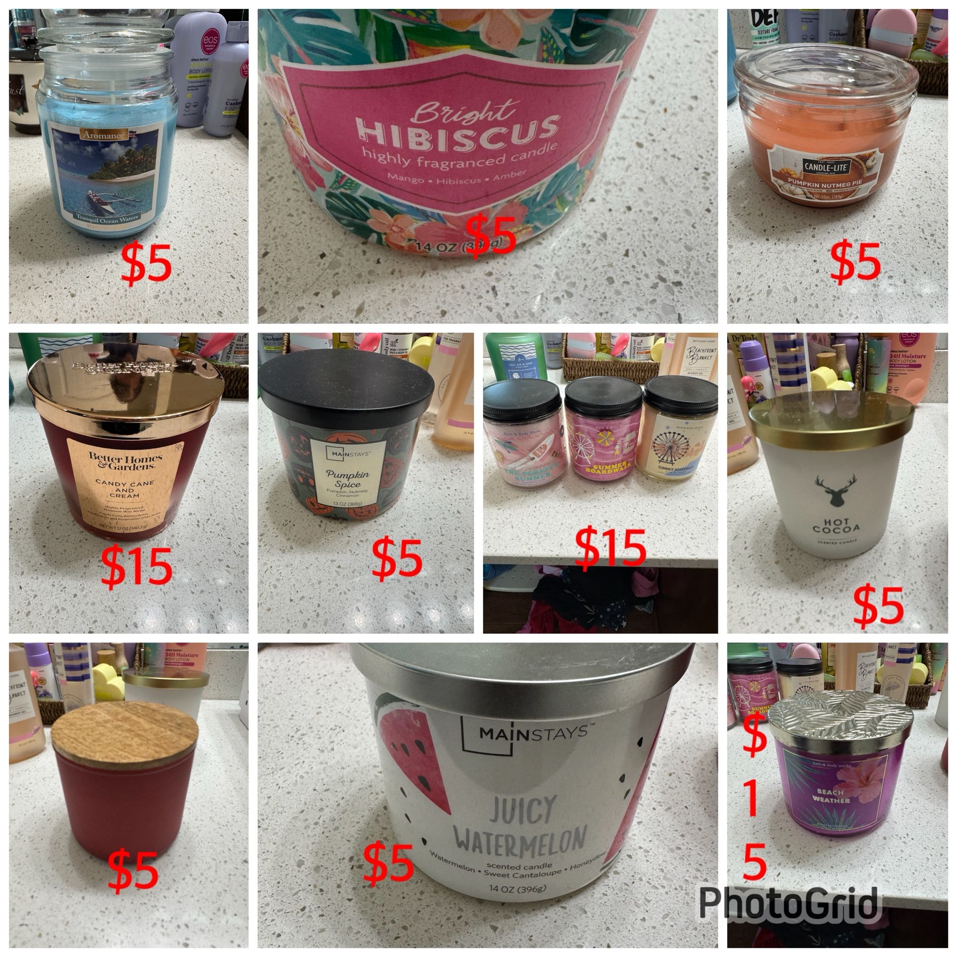 Candles And Body Sprays 