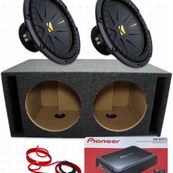 New Full Bass Package Installation Included Kicker Comps 12”