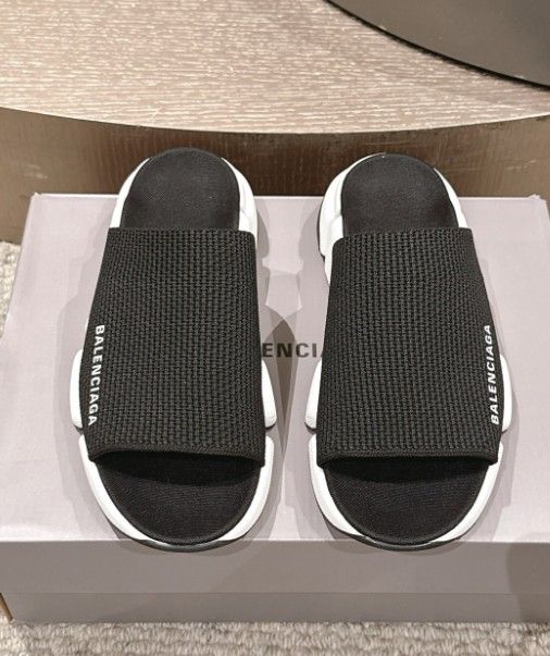 Summer Chunky-Soled Knit Beach Sandals