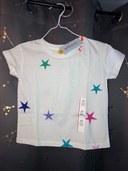 Cat & Jack girls tee size XS(4-5)