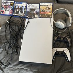 PlayStation 5 With Controller, Headset And Games!