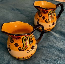Set of Ceramic Pitcher