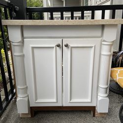 Cabinet With Granite Top
