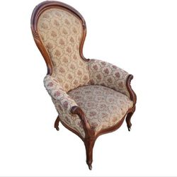 Antique Louis Philippe Walnut Armchair