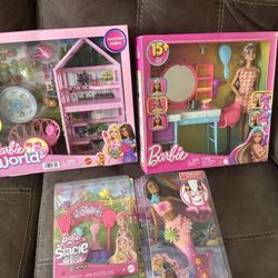 New Barbie doll play set