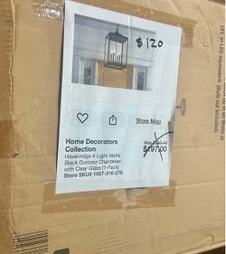 4 Light Exterior Chandelier