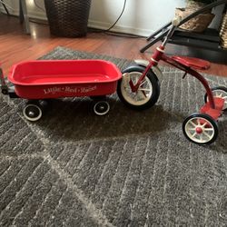 Christmas Miniature Wagon Tricycle