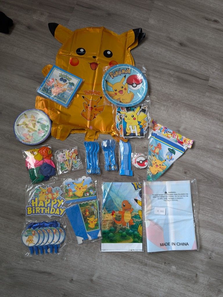 Pokemon Birthday Set