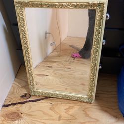 MCM Vintage Melamine Carved Vintage Antique Medicine Cabinet 