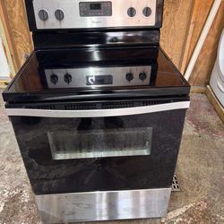 Whirlpool glass stove 