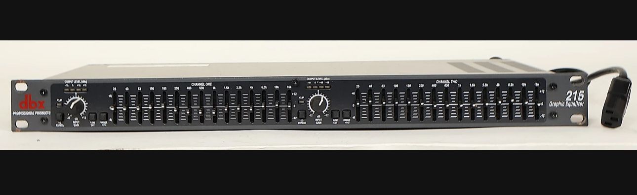 dbx 215 Graphic Equalizer - Rack Mountable
