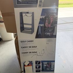 Gladiator Golf Works Golf Caddy Plus 2 Pack Geartrack Channels 