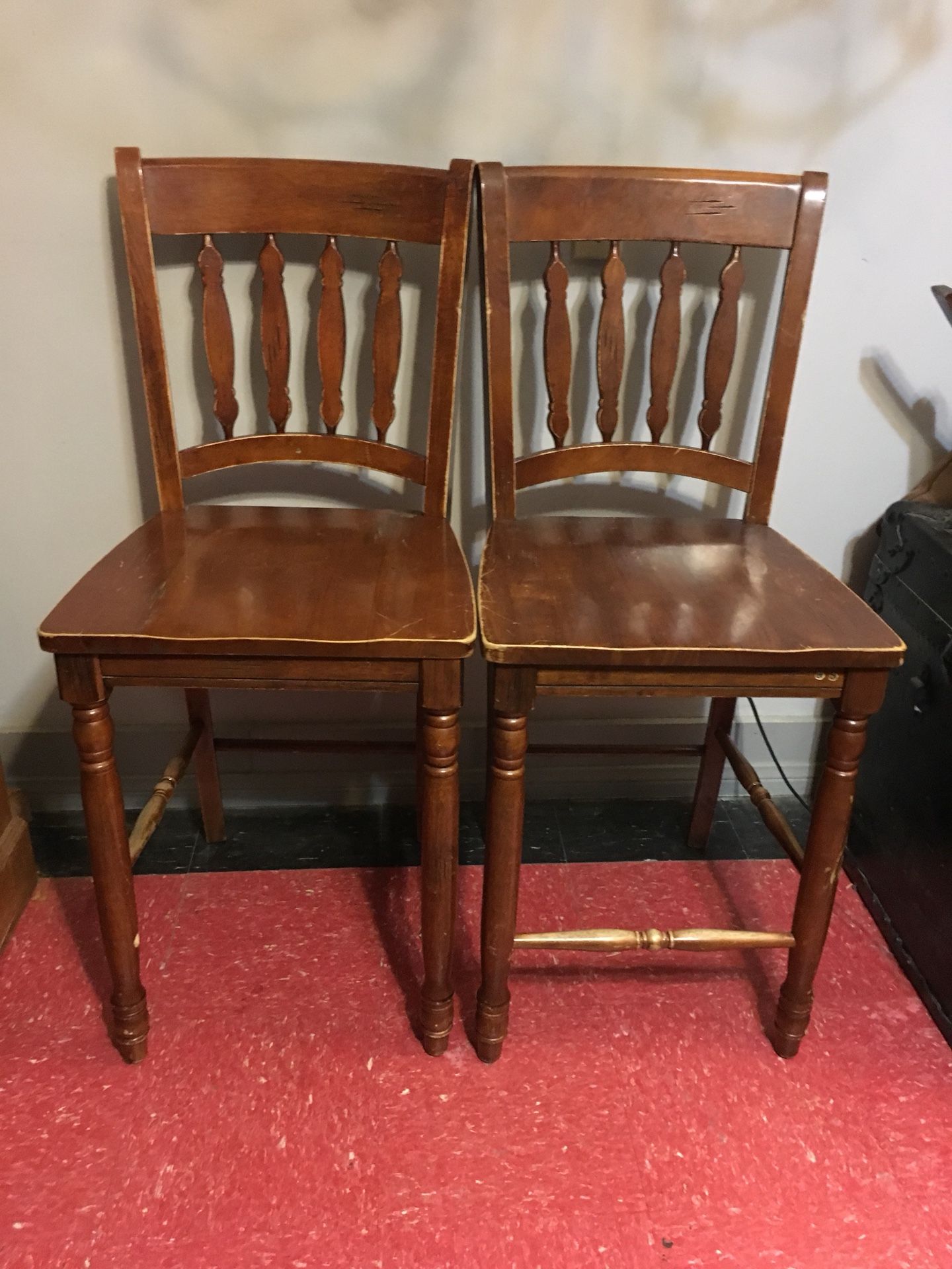 Set of 2 dining chairs/stools