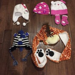 Winter / cold weater hats (kids 4-7)