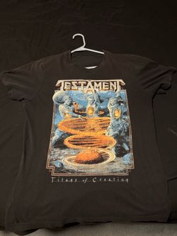 Testament Titans of Creation Tour Shirt Large