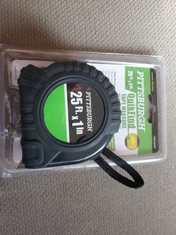 Pittsburgh 25ftx1in tape measure brand New in packaging