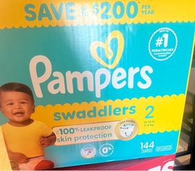 Pampers size 2 diapers