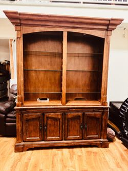 China Dinette Cabinet Solid Oak Wood