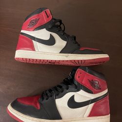Air Jordan 1 bred Toe Size 12