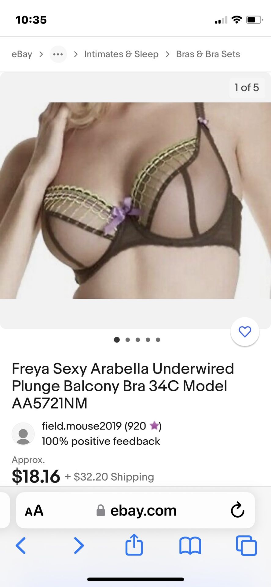 Freya sexy Arabella underwire bra