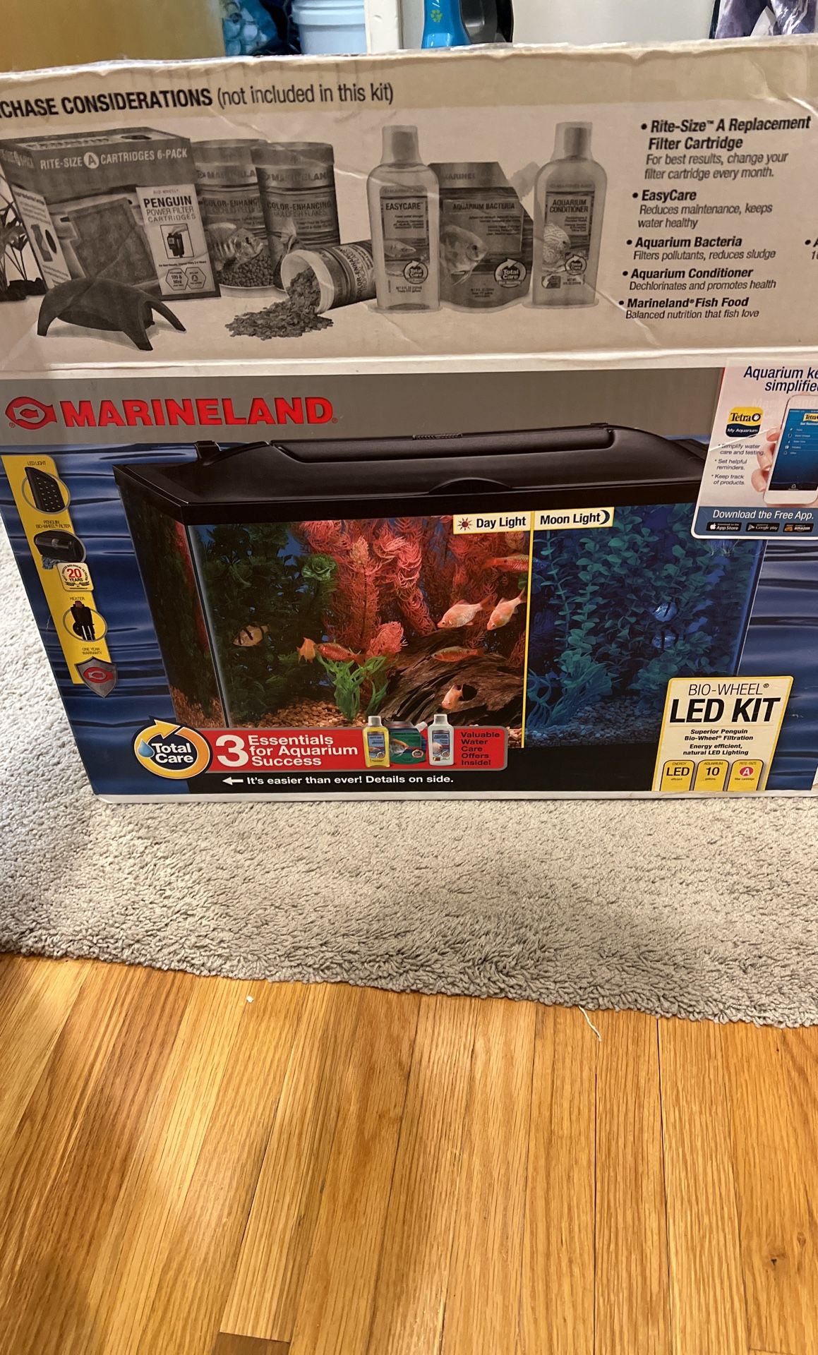 Fish Tank With Lid & Filters