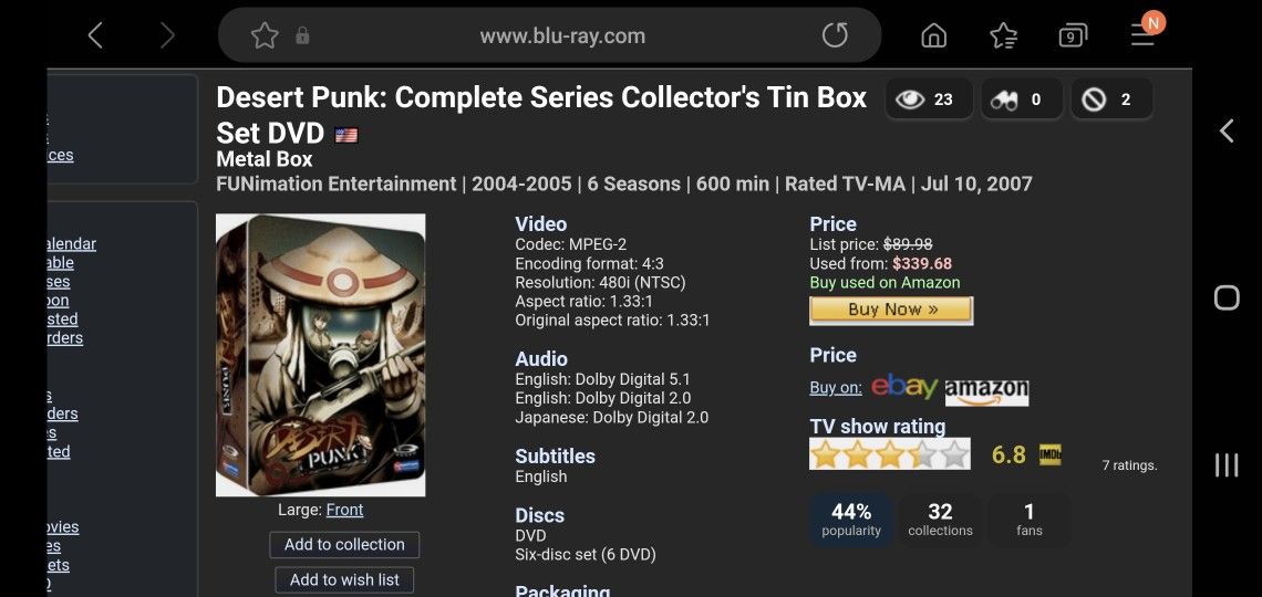 Desert Punk TIN CASE