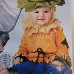 Infant Silly Scarecrow Halloween costume.